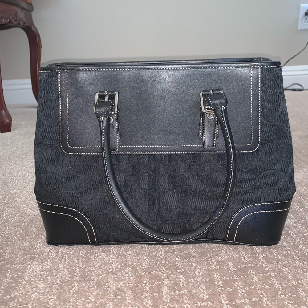 black coach purse